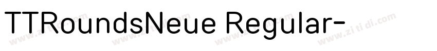 TTRoundsNeue Regular字体转换 TTRoundsNeue Regular字体转换